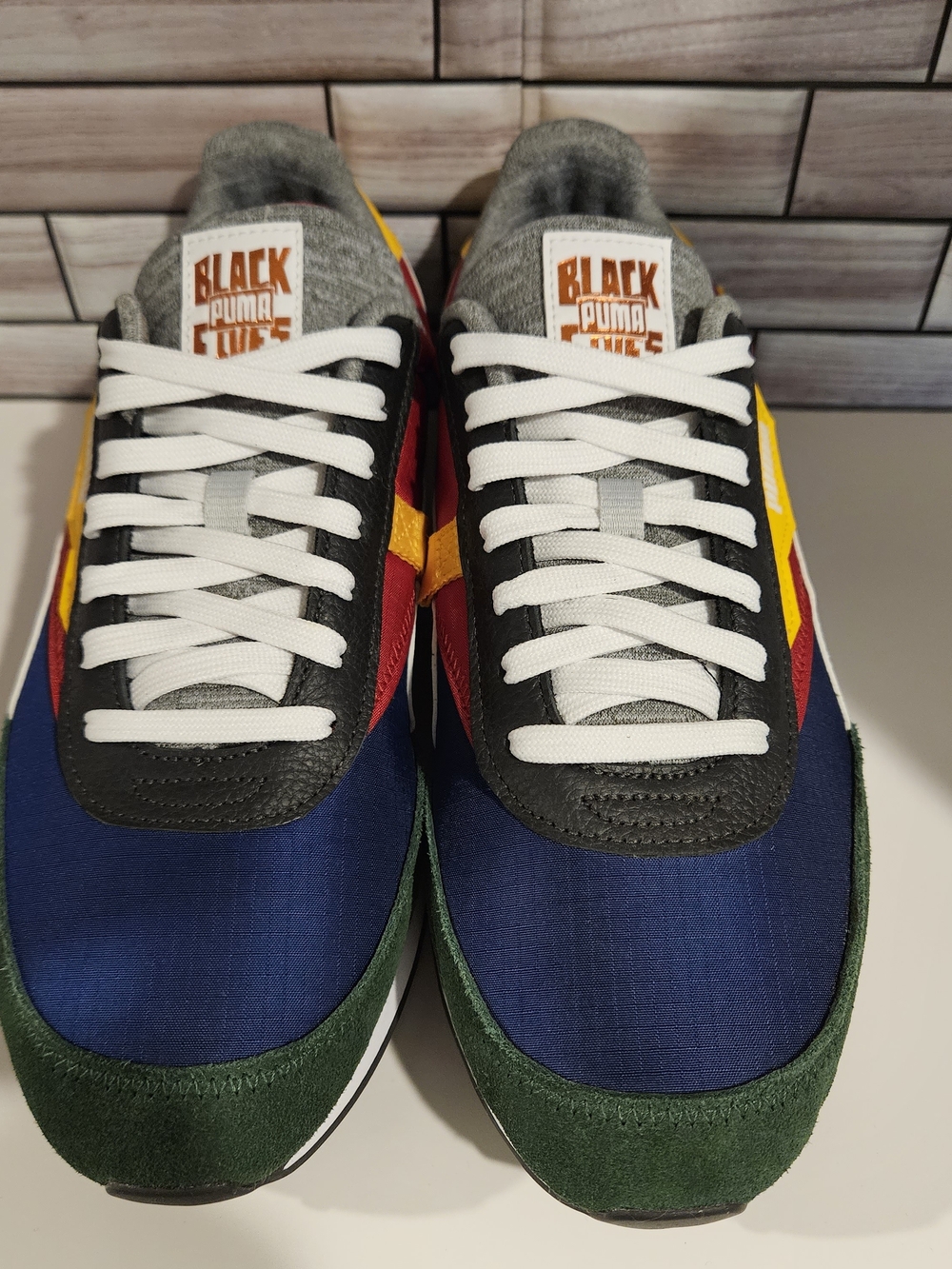 Puma Future Rider Play Low-Top Men's Sneakers in Navy/Green/Black